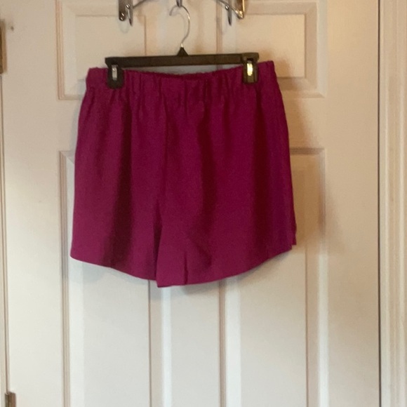 Shein Women’s Magenta V-Neck Flounce Sleeves Barbiecore Short Set Size X-Large - Picture 5 of 11